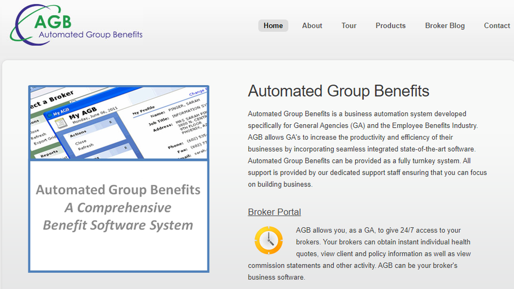 Automated Group Benefits Screenshot 1