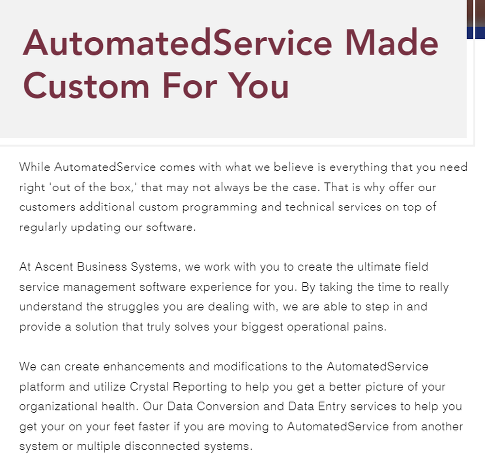 AutomatedService Screenshot 1