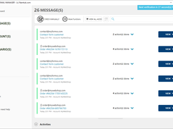 Main ui for Automatic Email Manager