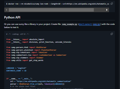 Automatic text summarizer Screenshot 1
