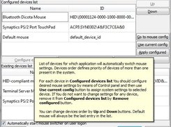 Configuration screen's context help (1.0)