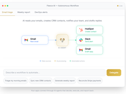 Fleece AI reads your emails, creates CRM contacts, notifies your team, and drafts replies