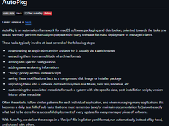 AutoPkg Screenshot 1