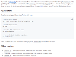 autoresearch-mlx Screenshot 1