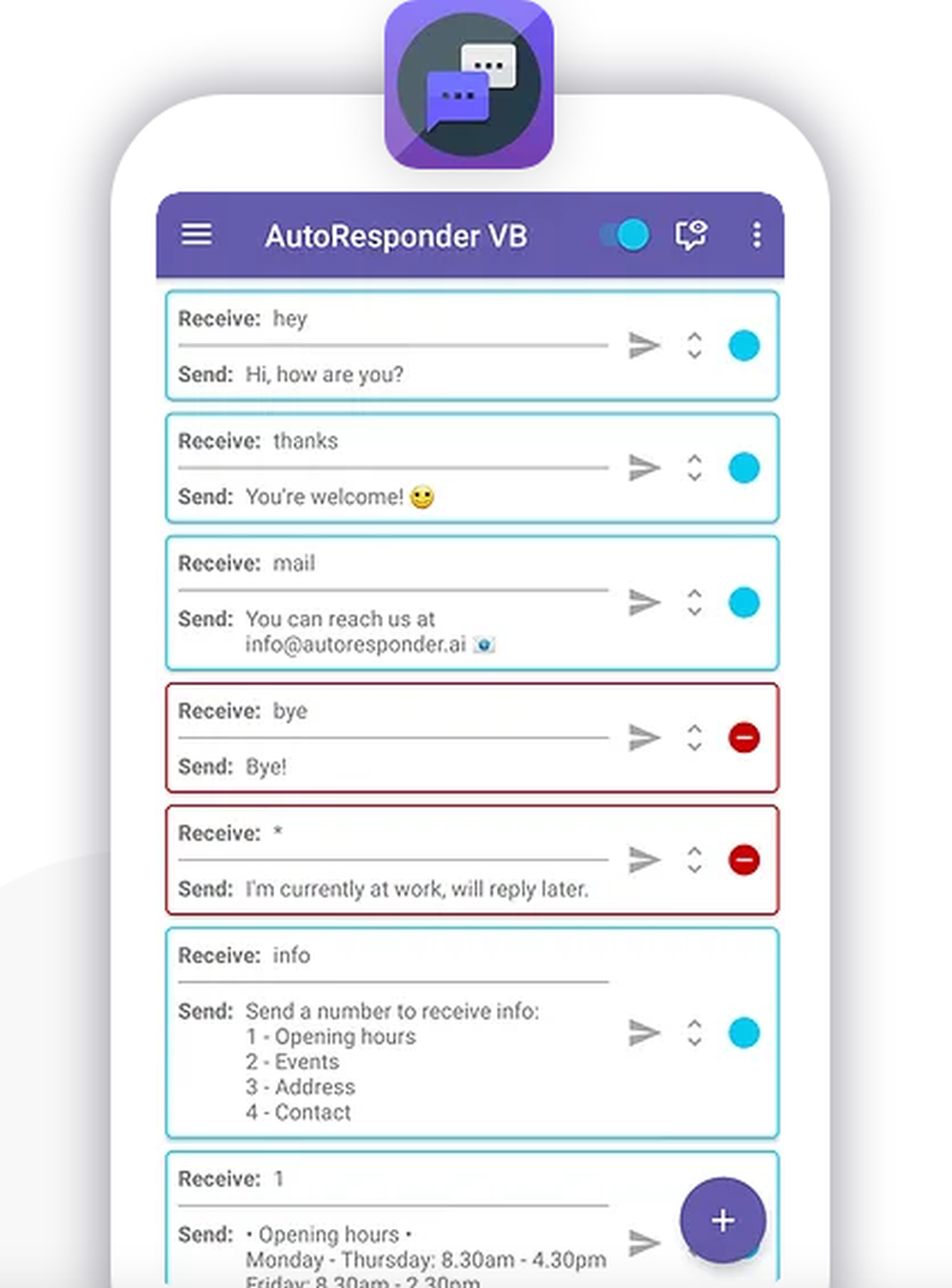 AutoResponder Screenshot 1