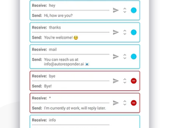 AutoResponder Screenshot 1