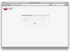 Roundcube Webmail Login Window