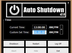 Auto Shutdown v2.0 Screenshot 1