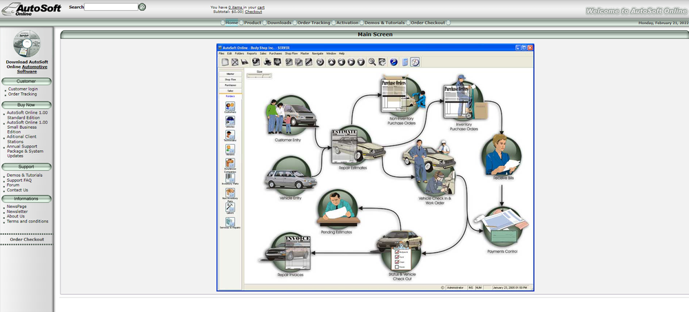 AutoSoft Online Screenshot 1
