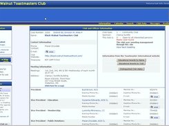 Club and Officer Information