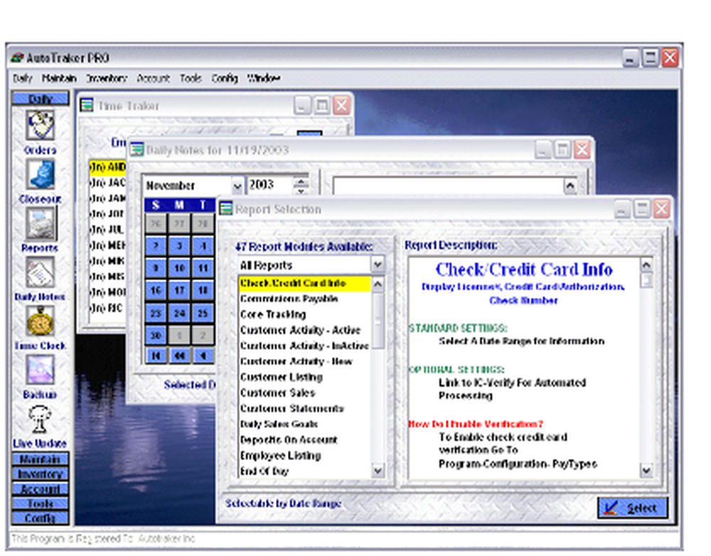 AutoTraker Plus Screenshot 1