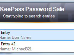Quick Search Window