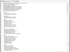 XML Code Generated Saved