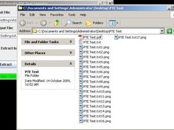 Extracted files