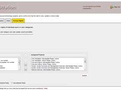 Admin: Access rights