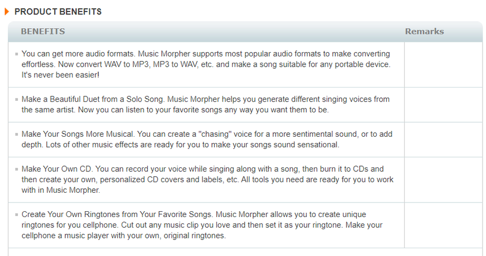 AV Music Moprher Screenshot 1