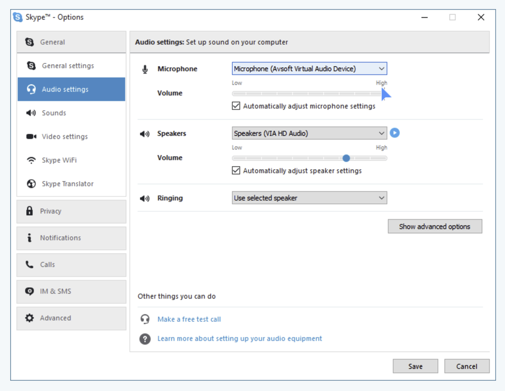 AV Voice Changer Software Screenshot 1