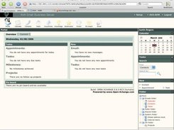 AVA-SBS Open-Xchange web interface