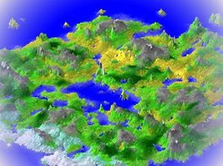 Simple 3D representation of a world