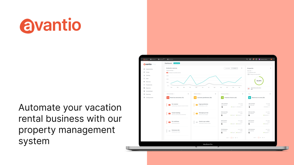 Avantio vacation rental software