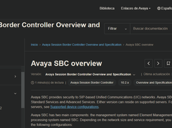 Avaya SBC Screenshot 1