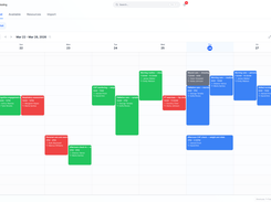 AveeCare Scheduling Interactive Calendar View