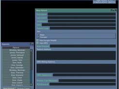 Data entry panel