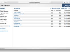 Aversure Data Room Service Screenshot 1
