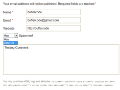 Captcha in Combo box