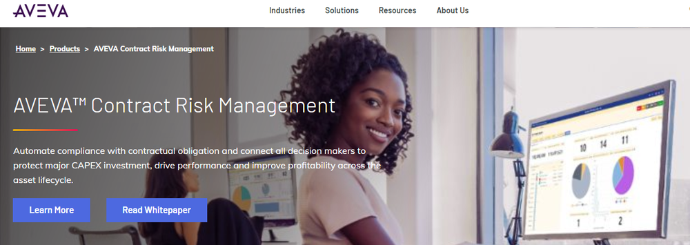 AVEVA Contract Risk Management Screenshot 1
