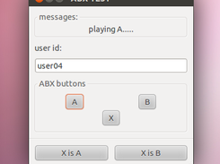 aveX user interface