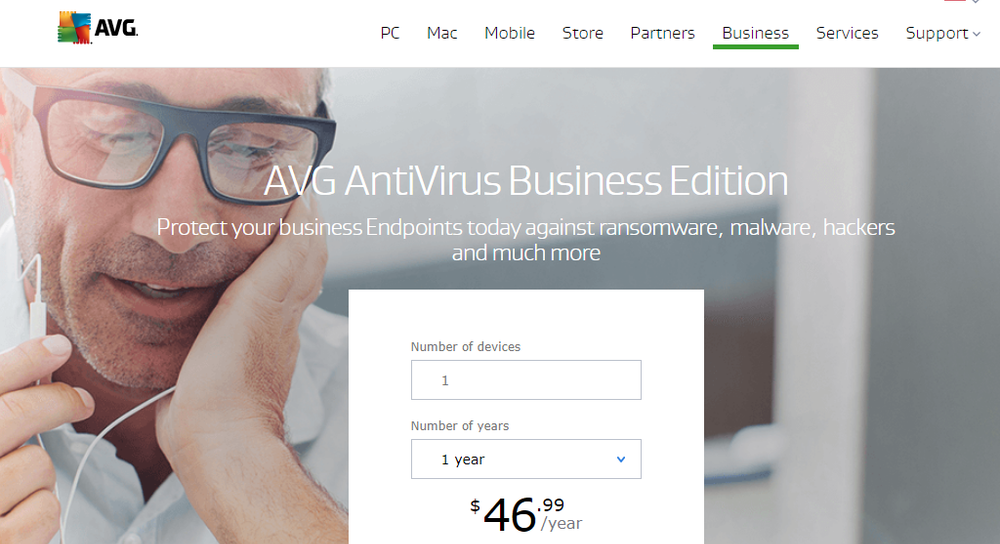 AVG AntiVirus Business Edition Screenshot 1