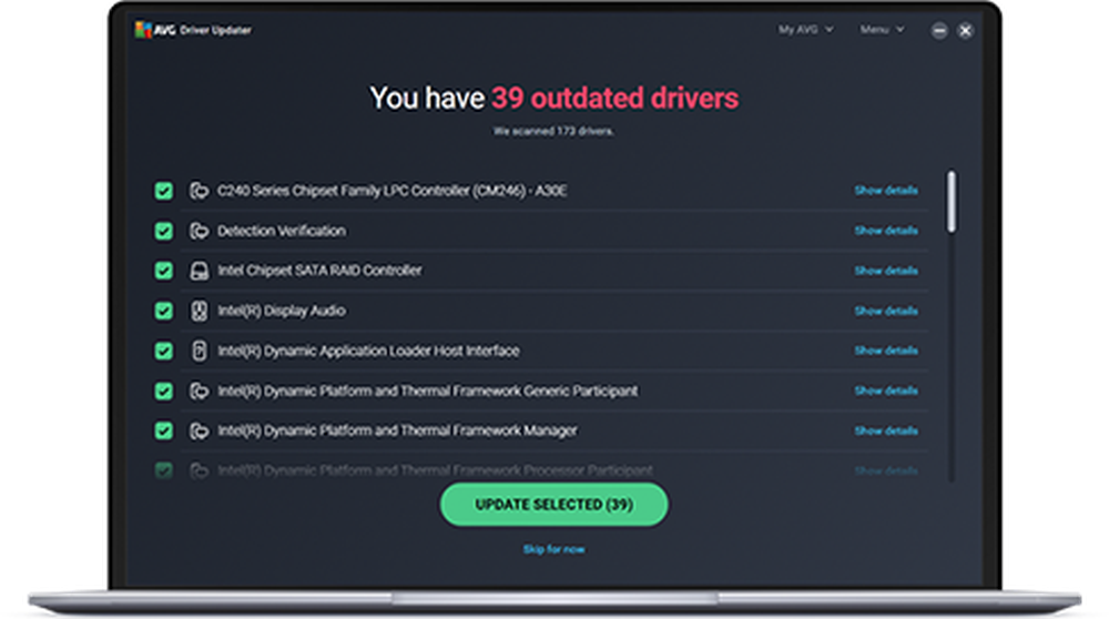 AVG Driver Updater Screenshot 1