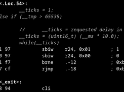 adump.py with the default colour scheme (from Geany VTE)