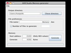 Main application window, seen running under Mac OS X 10.6.2