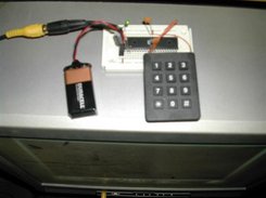 circuit running, set up for the TvDraw application