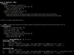 WAP SQLI detectd and corrected