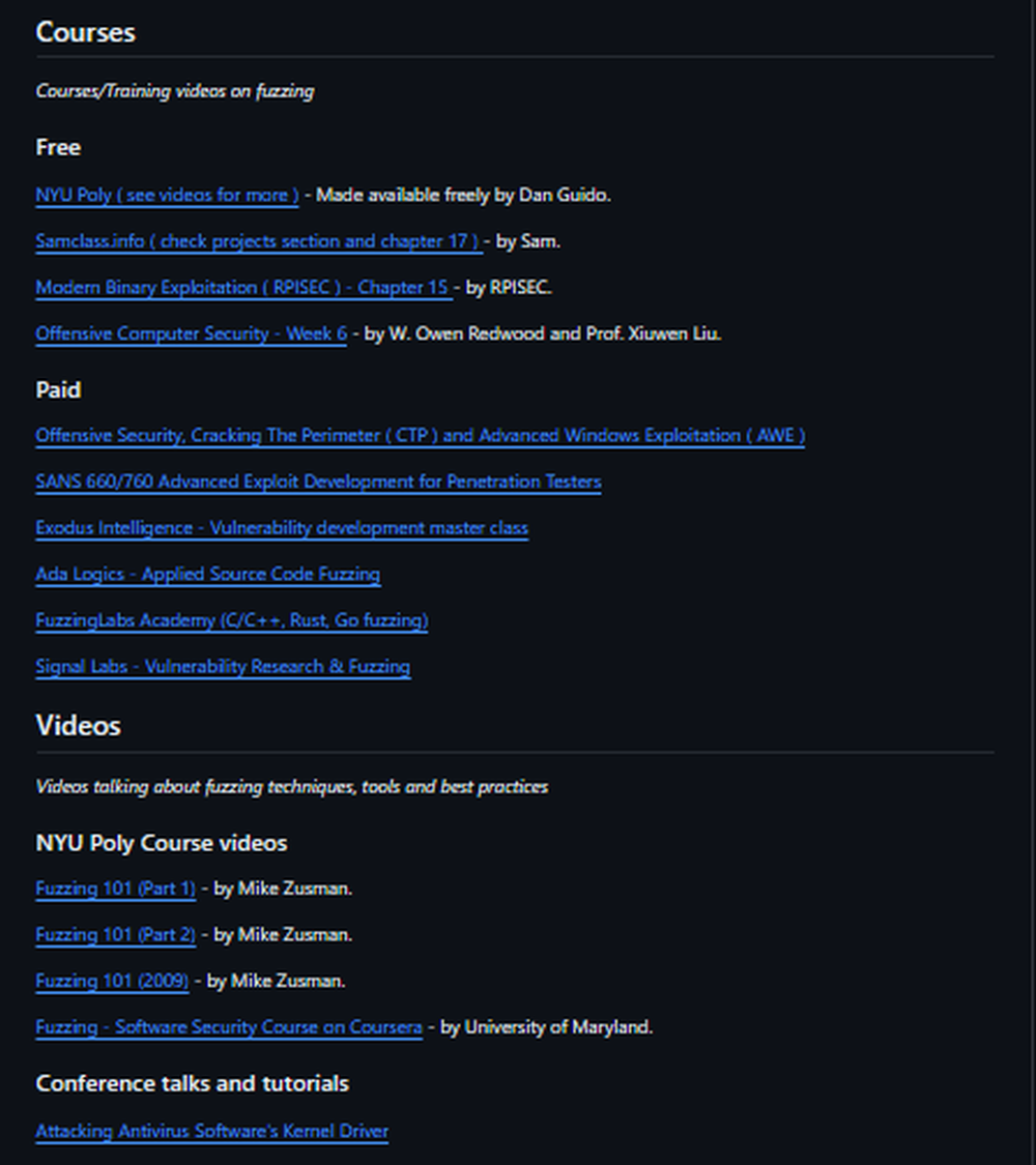 Awesome Fuzzing Screenshot 1