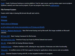 Awesome Fuzzing Screenshot 1