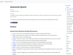 Awesome-Quant Screenshot 1