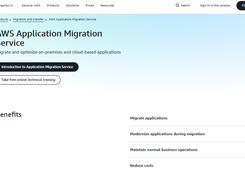 AWS Application Migration Service Screenshot 1