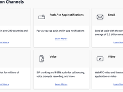 AWS Communication Developer Services Screenshot 1