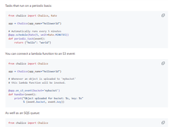AWS Chalice Screenshot 1