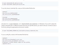 aws-cli Screenshot 1
