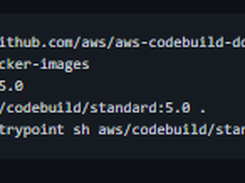 AWS CodeBuild curated Docker images Screenshot 1