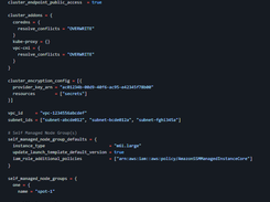 AWS EKS Terraform module Screenshot 1