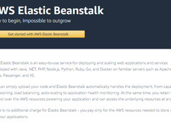 AWS Elastic Beanstalk Screenshot 1