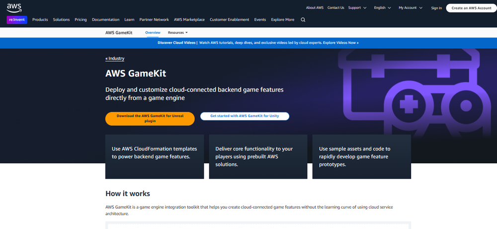 AWS GameKit Screenshot 1
