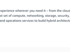 AWS Hybrid Cloud Screenshot 1