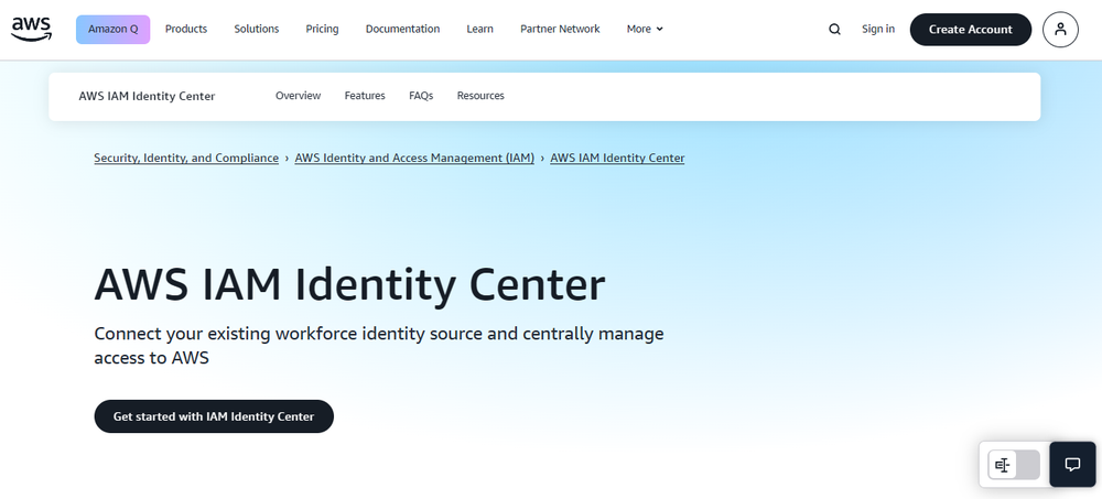 AWS IAM Identity Center Screenshot 1